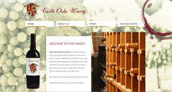 Desktop Screenshot of castleoakswinery.com